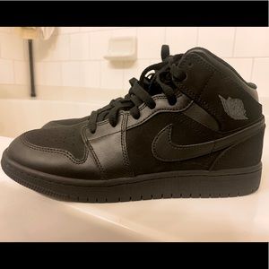 All Black Nike Air Jordan’s